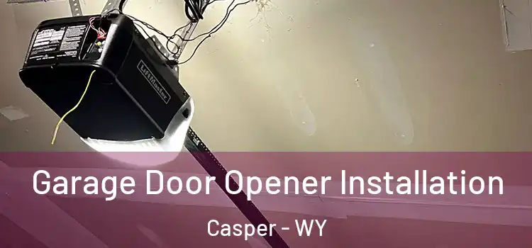  Garage Door Opener Installation Casper - WY